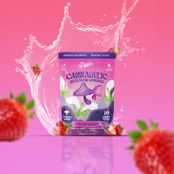 CANNADELICS MICRODOSE GUMMIES | STRAWBERRY CANNADELICS MICRODOSE GUMMIES | STRAWBERRY