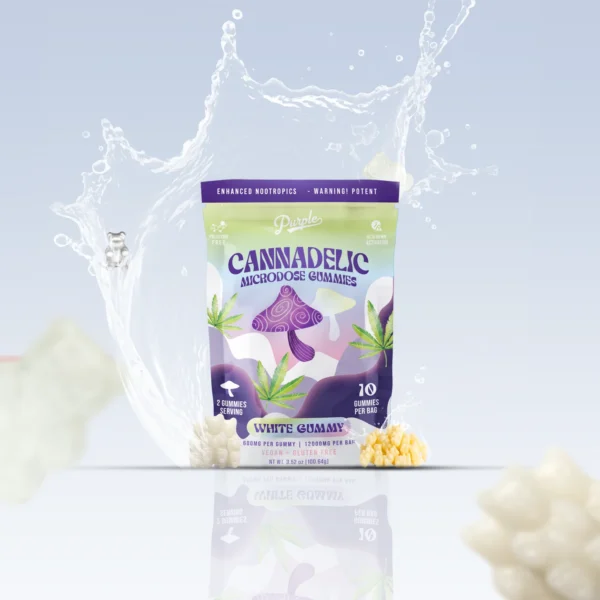 CANNADELICS MICRODOSE GUMMIES | WHITE GUMMY CANNADELICS MICRODOSE GUMMIES | WHITE GUMMY